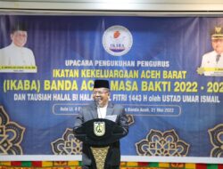 Aminullah Dikukuhkan Sebagai Ketua Umum Ikaba