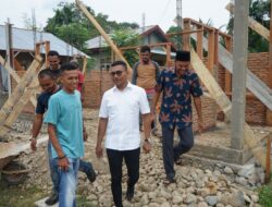Tinjau Pembangunan Rumah Duafa, Safaruddin Ingatkan Tak Ada Pihak yang Bermain