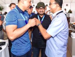 Nonton Formula E di Sirkuit Ancol, AHY Disambut Akrab Anies Baswedan