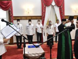 Gubernur Lantik Jamaluddin Sebagai Inspektur Aceh