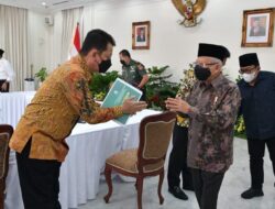 PJ Gubernur Aceh Paparkan Penguatan Penanganan Stunting di Aceh di Depan Wapres Ma’ruf Amin