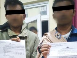 Curi Mesin Potong Rumput dan Pompa Air, Dua Warga Ramung Jaya Ditangkap