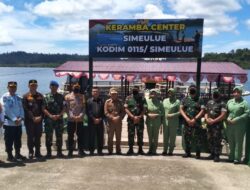 Pangdam IM Resmikan Keramba Center Kodim 0115/Simeulue
