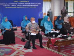 Pj Ketua TP -PKK Aceh Mengikuti Sosialisasi UU TPKS Secara Virtual