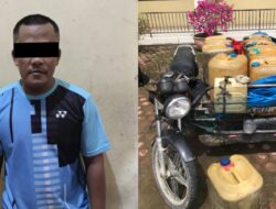 Polres Aceh Tamiang Tangkap Pengangkut BBM Subsidi