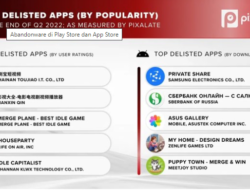 Apple dan Google Hapus 500 Ribuan Aplikasi Selama Q2 2022