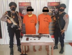 Pencuri Besi Milik PT Mahardika Putra Mandiri Ditangkap, Satu Pucuk Senpi Ikut Diamankan