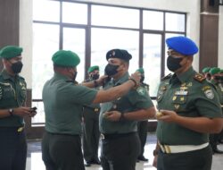 45 Perwira Kodam IM Naik Pangkat