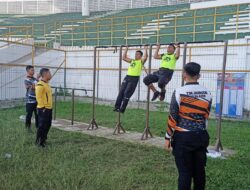 Peserta Seleksi Sekolah Polri Tamtama ke Bintara Ikut Tes Kesamaptaan Jasmani