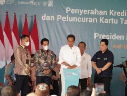 Presiden Jokowi Luncurkan Kartu Tani Digital dan KUR BSI di Aceh