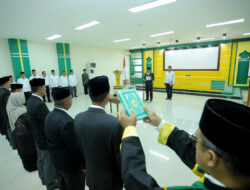 Rektor Mujiburrahman Lantik 9 Pejabat Di Lingkungan UIN Ar-Raniry