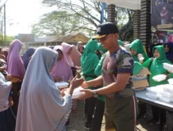 Batalyon infanteri 117/KY dan Persit KCK Cab XLII Gelar Jum’at Berkah