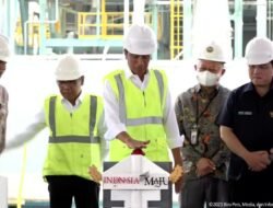 Presiden Jokowi Resmikan Pabrik NPK Pupuk Iskandar Muda