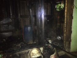 Satu Rumah Terbakar di Desa Dalam Aceh Tamiang