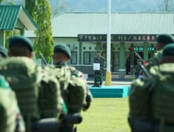 Ratusan Prajurit TNI Dari Yonif RK 115/ML Diberangkatkan ke Papua