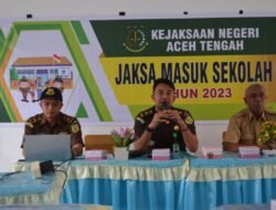 Kejari Aceh Tengah Laksanakan Progam Jaksa Masuk Sekolah