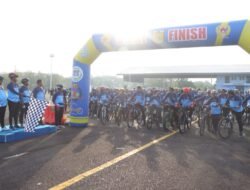 Meriahkan HUT Ke-77 TNI AU, PJU Polda Aceh Ikut Fun Bike Dirgantara