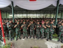 Pangdam IM Lepas 450 Prajurit Yonif RK 115/ML Tugas Operasi di Papua