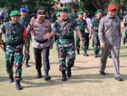 FOTO: Apel Gelar Pasukan Pengamanan Kedatangan Wapres RI