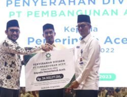 PT PEMA Serahkan Deviden Rp24 Miliar kepada Pemerintah Aceh