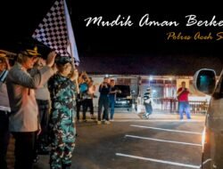Kapolres Aceh Selatan lepas Kendaraan Balik Mudik Gratis