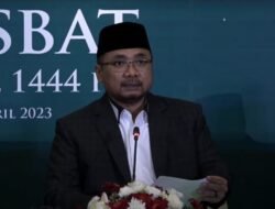 Pemerintah Tetapkan 1 Syawal 1444H Jatuh pada Sabtu 22 April 2023