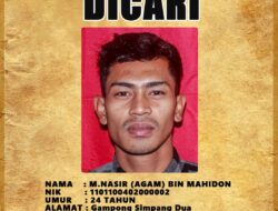 Polres Aceh Selatan Sebar Foto DPO Pelaku Pembunuhan