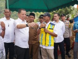 Penjabat Gubernur Tinjau Lokasi Pembangunan Pengaman Pantai di Aceh Selatan