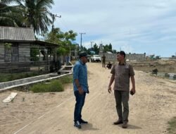 Pembangunan Jalan PPI Kuala Cangkoy Diklaim Hasil Lobi  Ketua Komisi III- Kadis PUPR