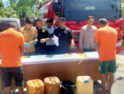 Sat Reskrim Polres Nagan Raya Amankan Pelaku Diduga Penyelewengan BBM Jenis Solar