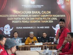 PDIP Nagan Raya Daftarkan 25 Bacaleg ke KIP