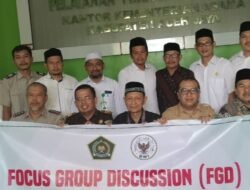 Gandeng BWI, Kemenag Selenggarakan FGD Wakaf Lintas Sektor Aceh Jaya