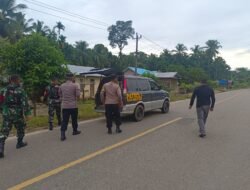 TNI-POLRI Patroli Gabungan di Trumon