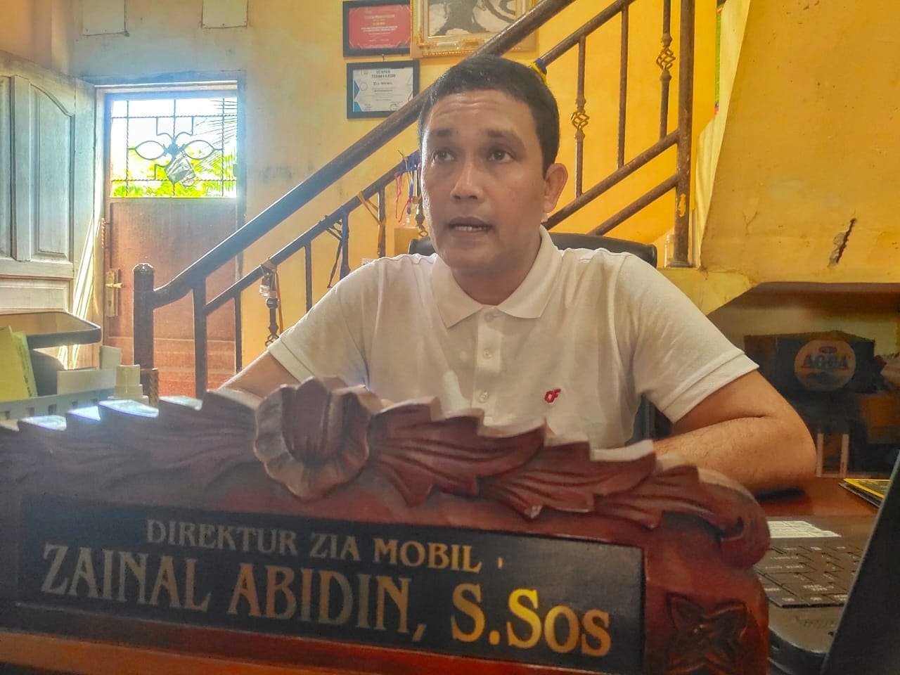 Dr Zainal Abidin, Ketua Asosiasi Penjual Mobil Bekas (Aspembas) Banda Aceh-Aceh Besar