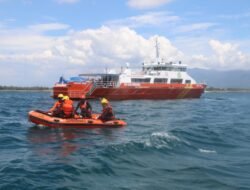 KMP BRR “Terbakar” saat Berlayar dari Balohan Sabang ke Pelabuhan Ulee lheue