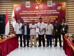 Syech Fadhil Jadi Calon DPD yang Daftar Pertama ke KIP Aceh