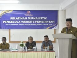 Diskominfosan Aceh Selatan Gelar Pelatihan Jurnalistik Pengelola Website Pemerintah