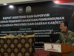 Asisten II Buka Rapat Asistensi dan Supervisi Koordinasi Pemerintahan dan Pembangunan