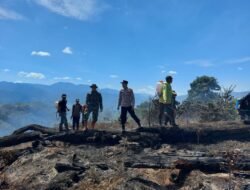 Kebakaran Terjadi di Pegunungan Mendale Aceh Tengah