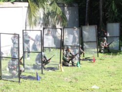 Asah Kemampuan Prajurit, Kodim 0107/Aceh Selatan Gelar Latihan Menembak