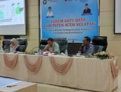 Forum Satu Data Kabupaten Aceh Selatan, Ini Tujuannya