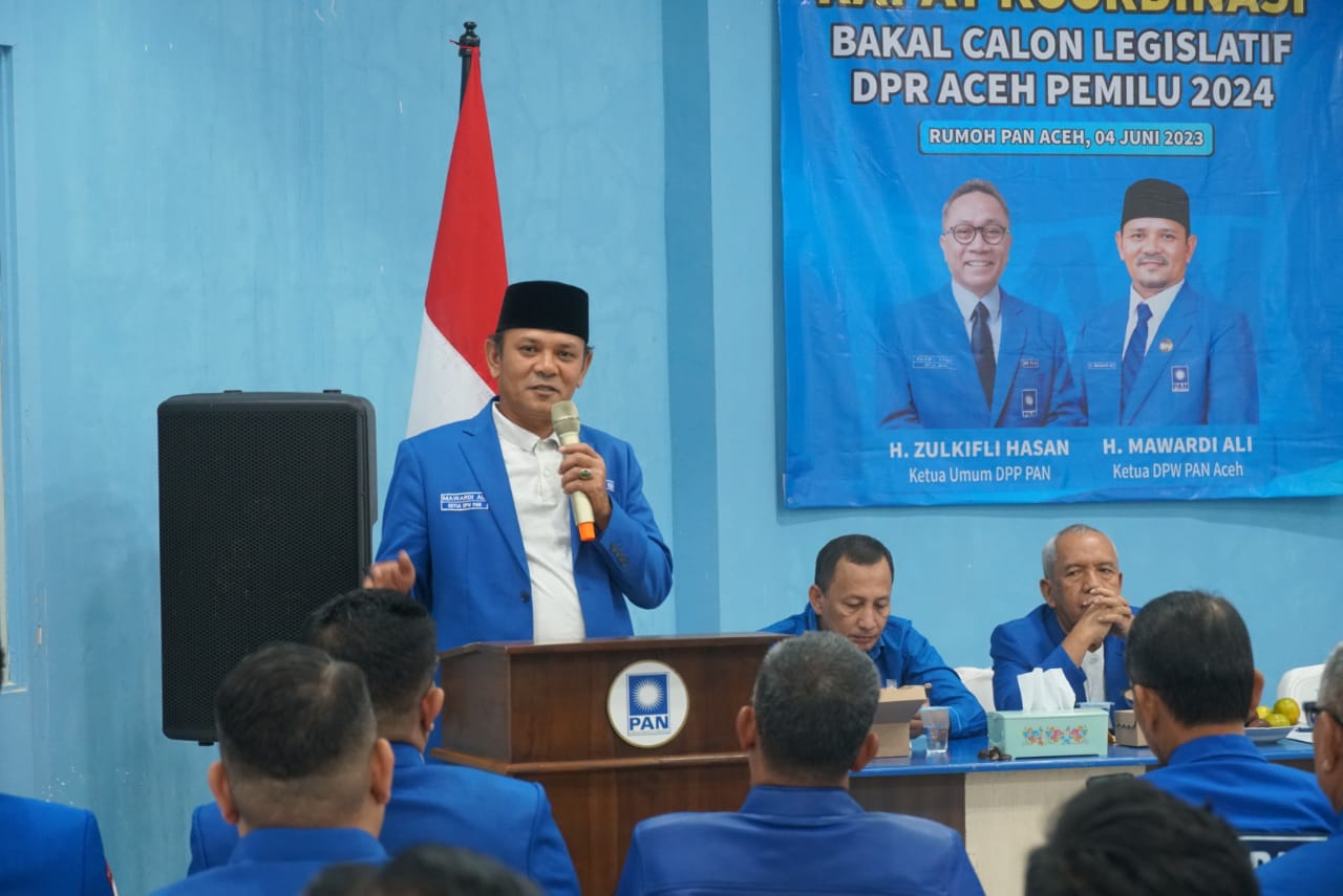 Ketua DPW PAN Aceh H Mawardi Ali