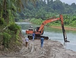 Polisi Hentikan Aktivitas Tambang Galian C Tanpa Izin di Subulussalam