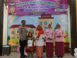 Kapolres:Semoga Lulusan TK Kemala Bhayangkari Aceh Selatan Mampu Bersaing