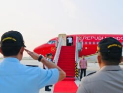 Presiden Bertolak ke Pidie