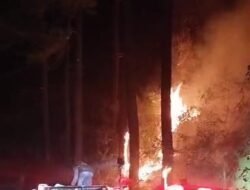 Dua Hektar Lahan terbakar di Desa Mangku Bener Meriah