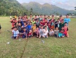 Cari Bibit Baru,Turnamen Sepak Bola Usia Dini Digelar Gampong Tring Meduro