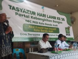 Harlah ke 25,PKB Banda Aceh Konsolidasi Bacaleg dan Doa Bersama