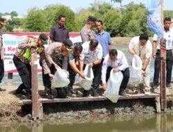 BPBAP Bersama Polresta Banda Aceh Hibah 7000 Benih Ikan Bagi Warga