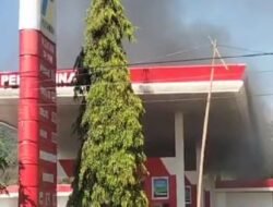 SPBU Babahrot Terbakar